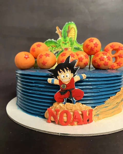 Tarta de Dragon Ball con Goku