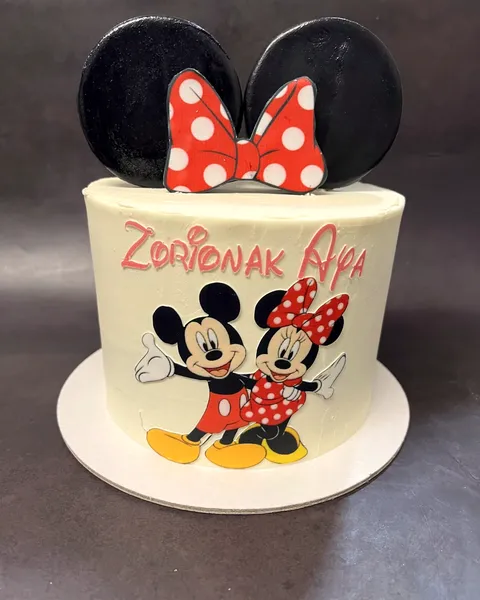 Tarta de Mickey y Minnie