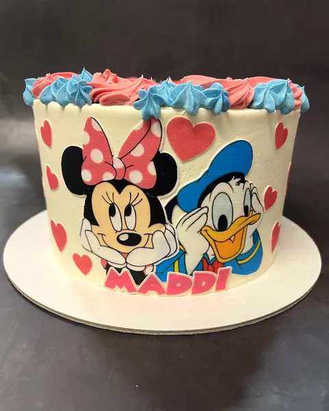 Tarta de Minnie y Donald