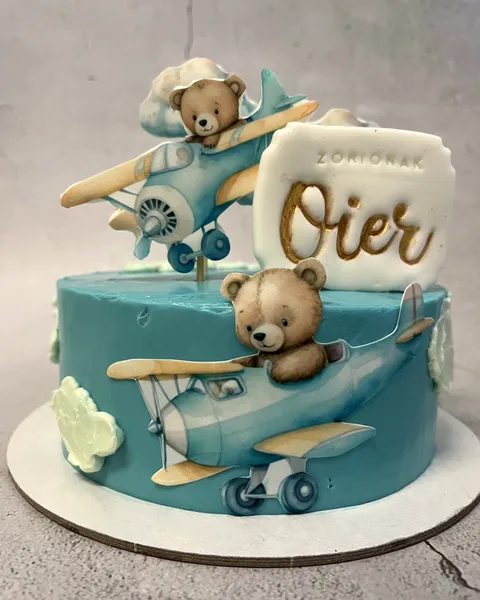 Tarta de ositos aviadores