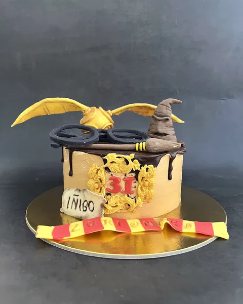 Tarta de Harry Potter con el 31
