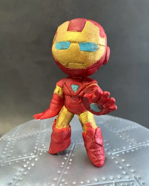 Iron Man de fondant