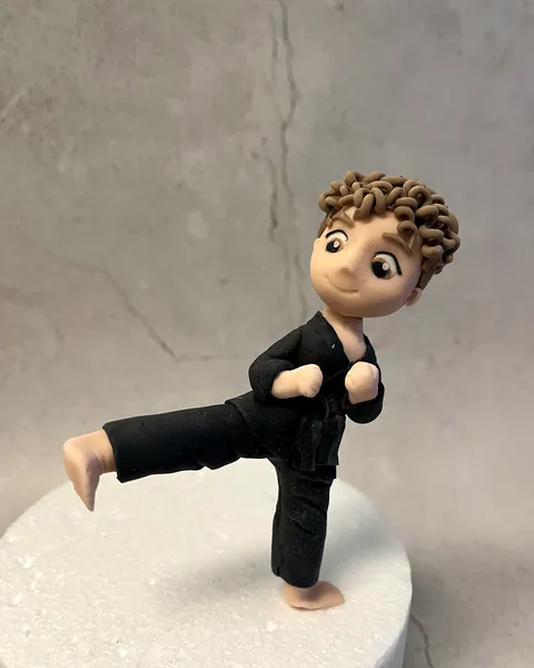 Karateka de fondant