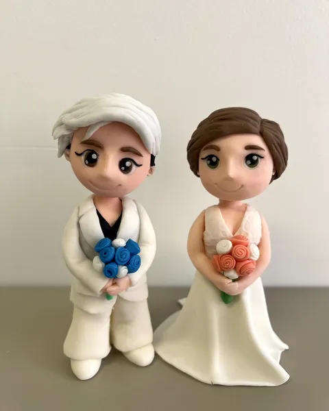 Novios de fondant