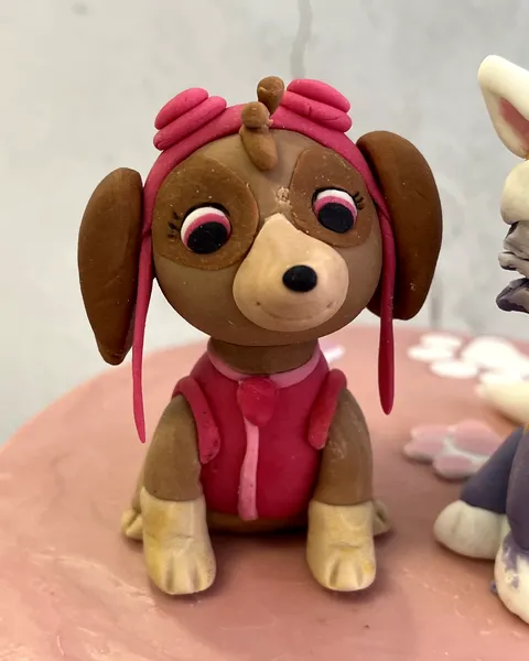 Skye de la Patrulla Canina de fondant