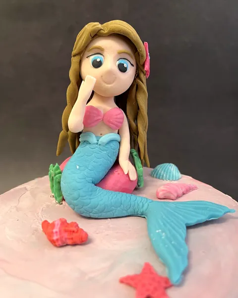 Sirena de fondant