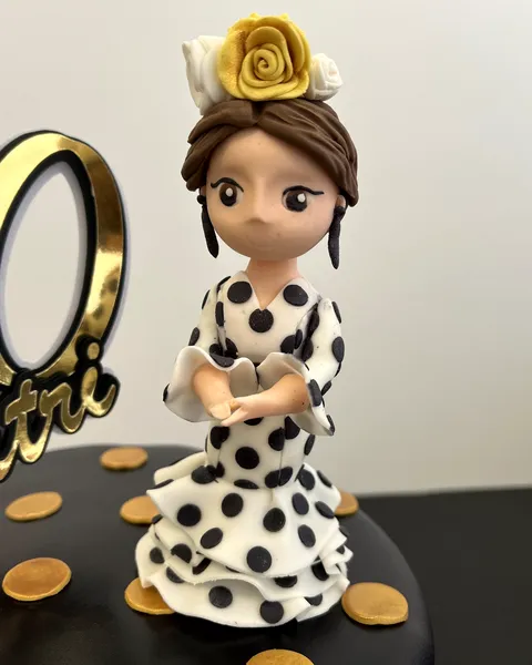 Flamenca de fondant