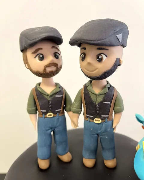 Pareja de fondant