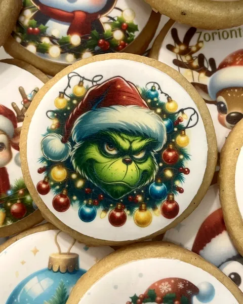 Galletas navideñas del Grinch