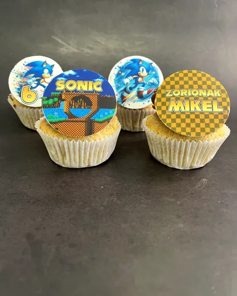 Cupcakes de Sonic